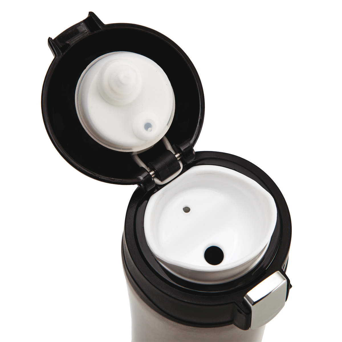 R08424.01 - Kubek termiczny Secure 400 ml, srebrny 