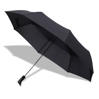 R07945 - Składany parasol sztormowy VERNIER, czarny 