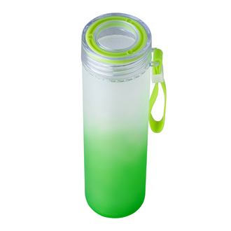 R08271 - Butelka szklana Invigorate 400 ml, zielony 