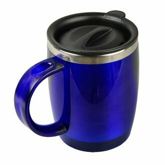 R08368 - Kubek izotermiczny Barrel 400 ml, niebieski 