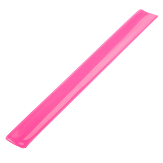 R17763 - Opaska odblaskowa 30 cm, różowy 