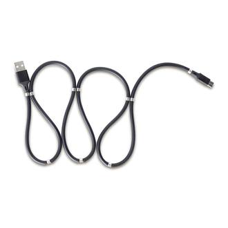 R50160 - Kabel z magnesami Connect, czarny 