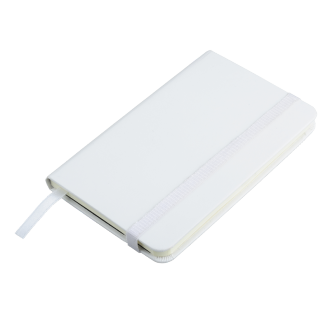 R64225 - Notatnik 90x140/80k kratka Zamora, biały 