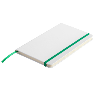 R64241 - Notatnik Carmona 130x210/80k linia, zielony/biały 