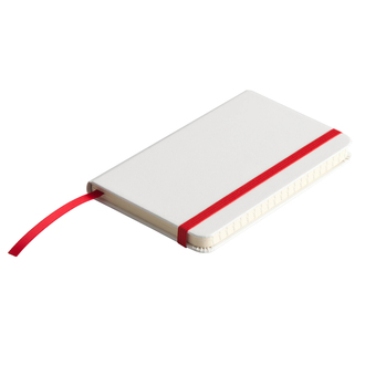 R64243 - Notatnik Badalona 90x140/80k linia, czerwony/biały 