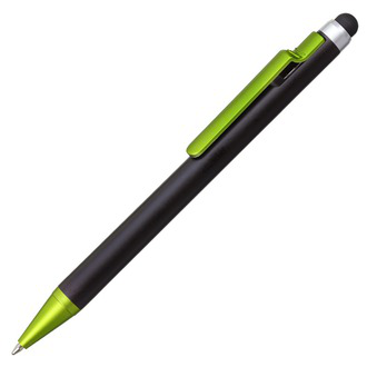 R73385 - Długopis z rysikiem Amarillo, zielony/czarny 