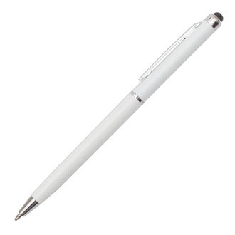 R73407 - Długopis plastikowy Touch Point, biały 