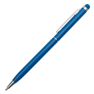 R73408 - Długopis aluminiowy Touch Tip, jasnoniebieski 