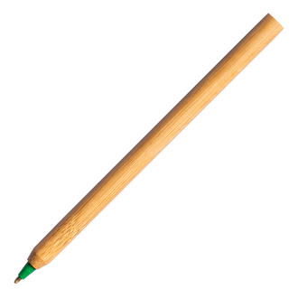 R73438 - Długopis bambusowy Chavez, zielony 