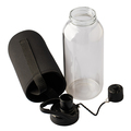 R08274.02 - Szklana butelka Elan 1000 ml, czarny 