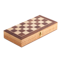 R08854.10.IIQ - Drewniane szachy, brązowy - druga jakość