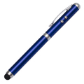R35423.04 - Długopis ze wskaźnikiem laserowym Supreme – 4 w 1, niebieski 