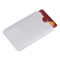 R50169.01 - Etui na kartę zbliżeniową RFID Shield, srebrny 