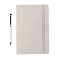 R64214.06 - Zestaw notes z długopisem Abrantes, biały 
