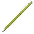 R73408.55 - Długopis aluminiowy Touch Tip, jasnozielony 