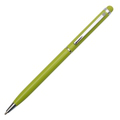 R73408.55 - Długopis aluminiowy Touch Tip, jasnozielony 