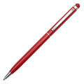 R73408.81 - Długopis aluminiowy Touch Tip, ciemnoczerwony 