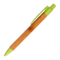 R73434.05 - Długopis bambusowy Evora, zielony 