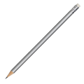 R73771.01 - Ołówek drewniany, srebrny 